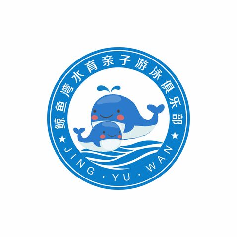 鲸鱼湾logo设计