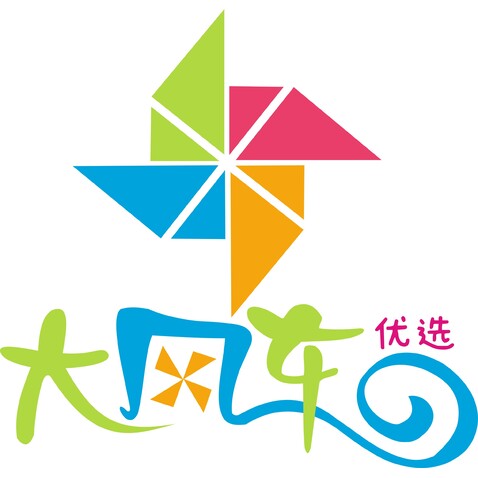 大风车logo设计