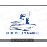 Blue ocean marine