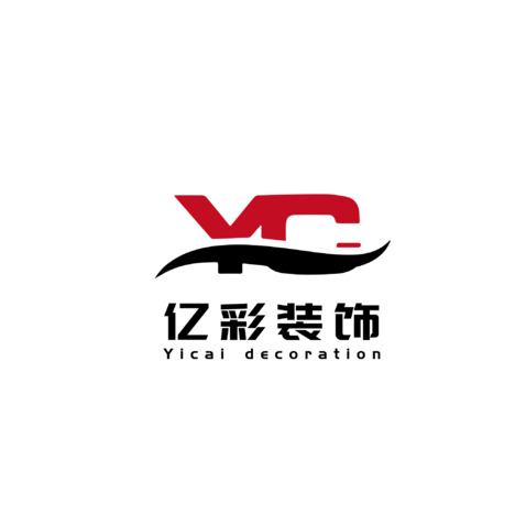 亿彩装饰logo设计