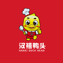 鸭头卡通logo