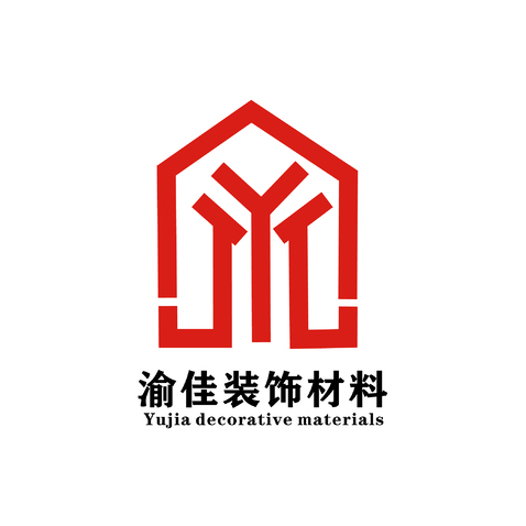 渝佳装饰材料logo设计