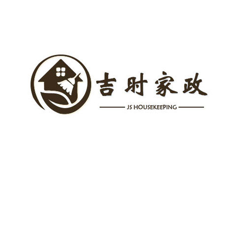 吉时家政logo设计