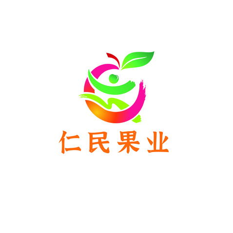 仁民果业logo设计