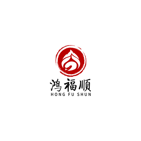 鸿福顺logo设计