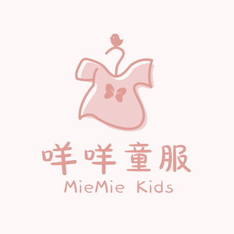 咩咩童服logo设计