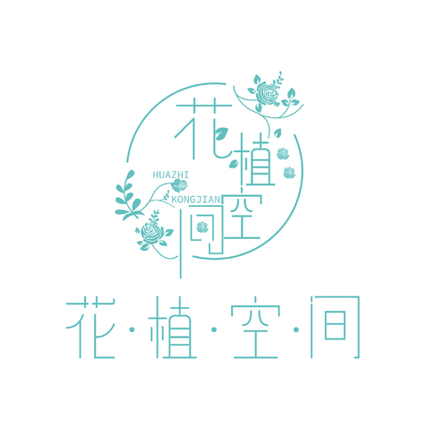 花植空间logo设计