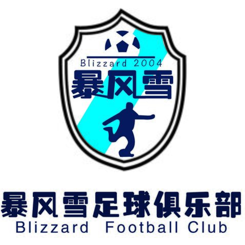 暴风雪足球对logo设计