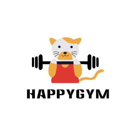 HappyGymlogo设计