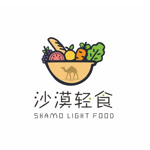 沙漠轻食logo设计