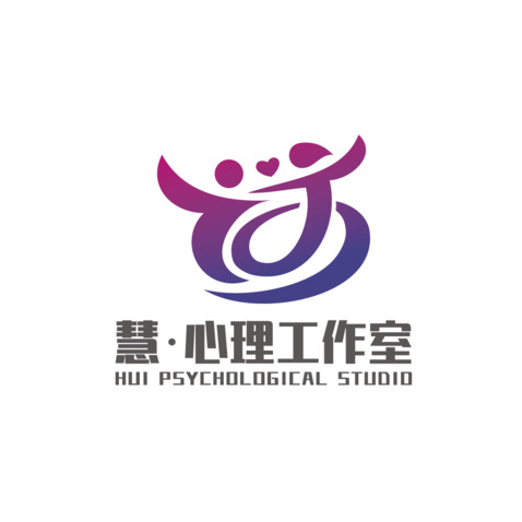 慧 心理工作室logo设计