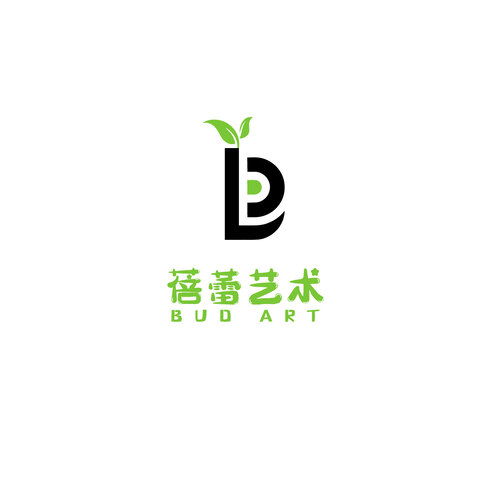 蓓蕾艺术 校外培训机构logo设计