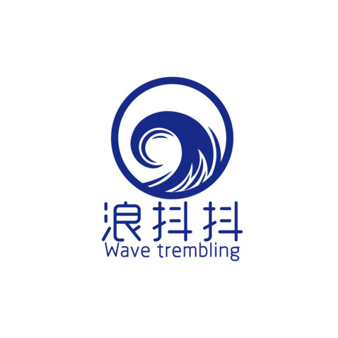 浪抖抖logo设计