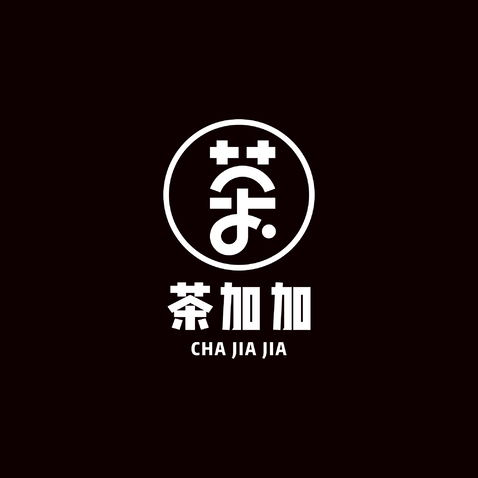茶加加logo设计
