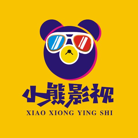 小熊影视logo设计