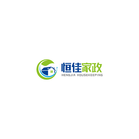 恒佳家政logo设计