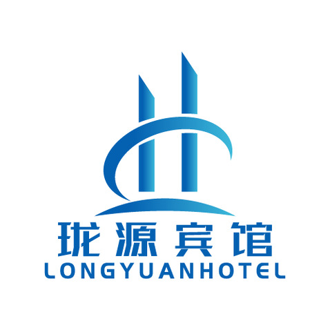 珑源宾馆logo设计