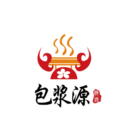 包浆源logo设计