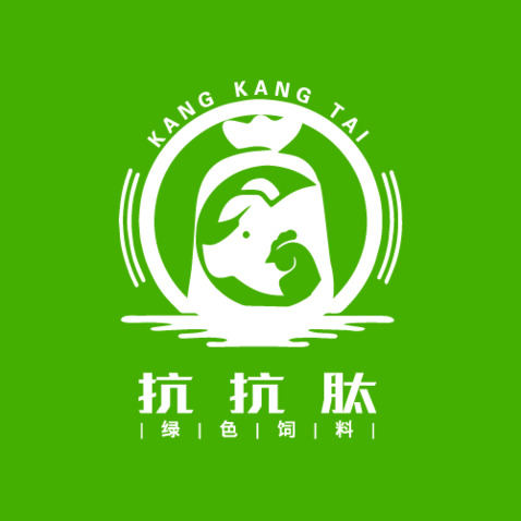 抗抗肽 畜牧饲料logo设计