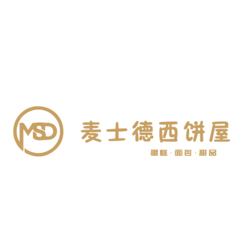 麦士德西饼屋logo设计