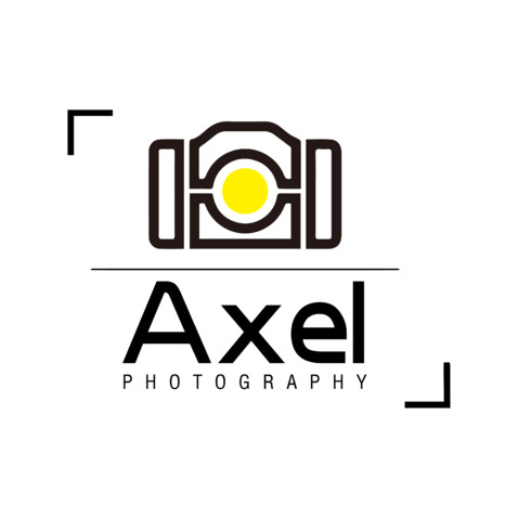 Axel摄影logo设计