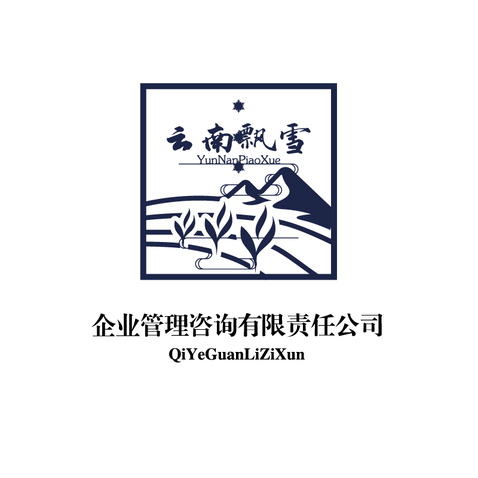 云南飘雪企业管理咨询有限责任公司logo设计