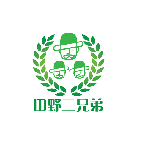 田野三兄弟logo设计