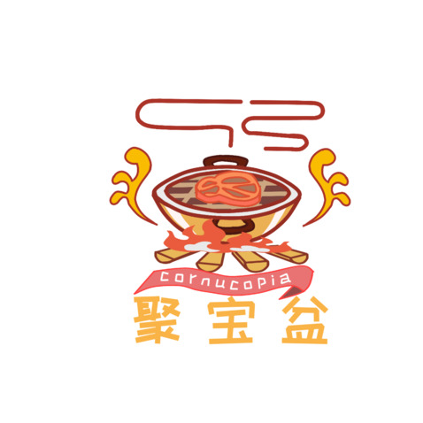 聚宝盆logo设计