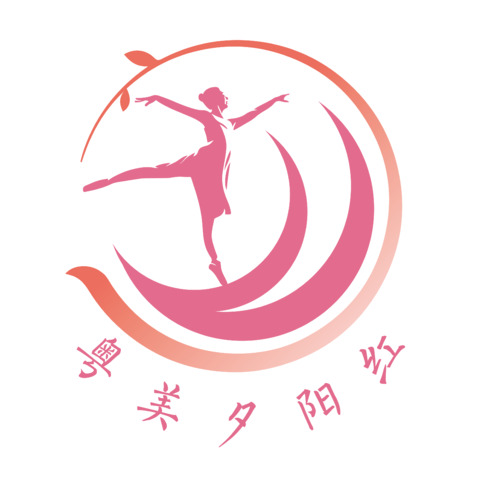 粤美夕阳红logo设计