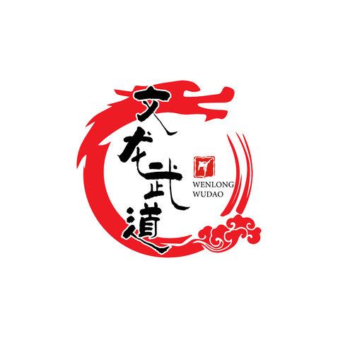 文龙武道logo设计