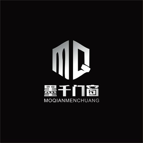 墨千门窗1logo设计