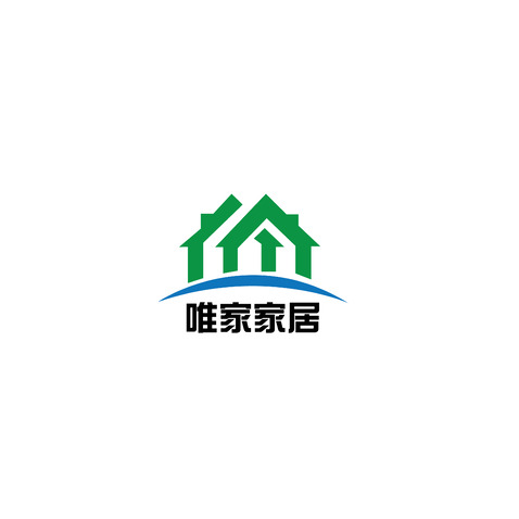 唯家家居logo设计