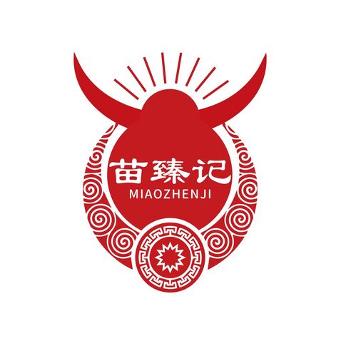 苗臻记logo设计