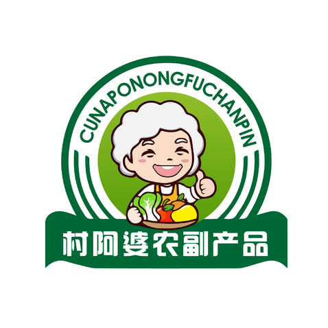 村阿婆农副产品logo设计