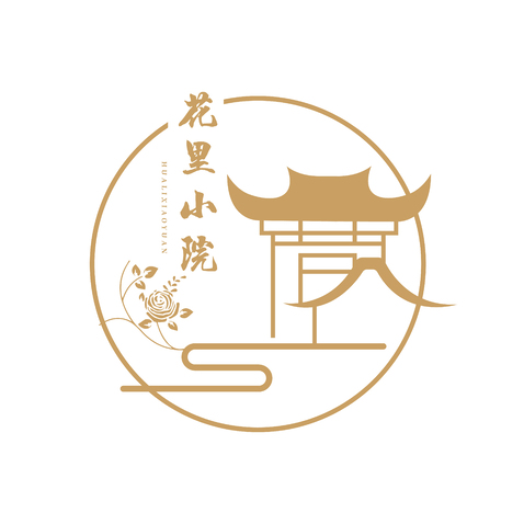 花里小院logo设计