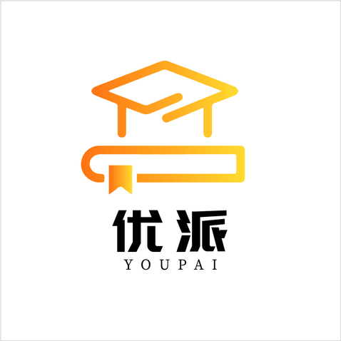 优派读书logo设计