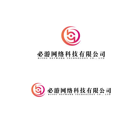 必游网络科技有限公司logo设计