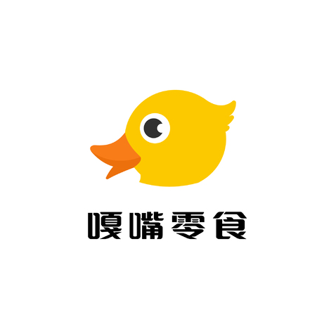 嘎嘴零食logo设计