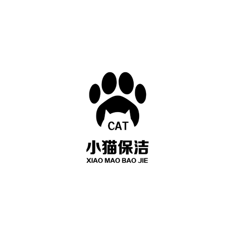 陕西小猫到家保洁服务有限公司logo设计