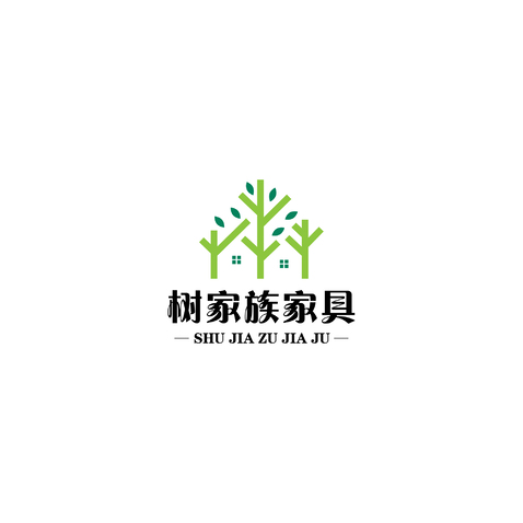 树家族家具logo设计