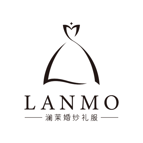 澜茉婚纱礼服logo设计