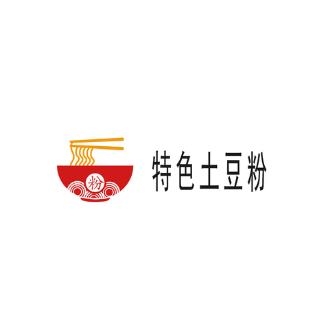 特色土豆粉logo设计