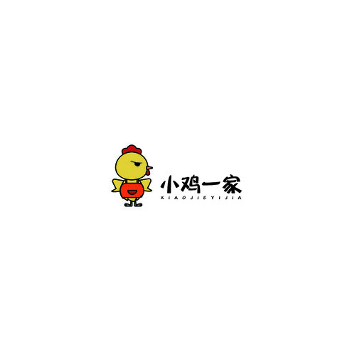 小鸡一家logo设计