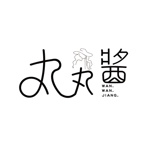 丸丸酱旗舰店logo设计