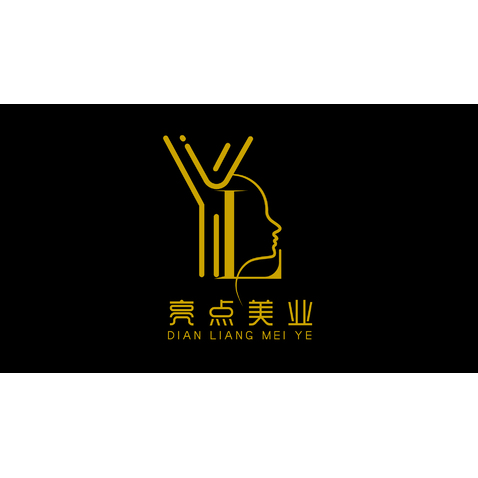 点亮美业logo设计