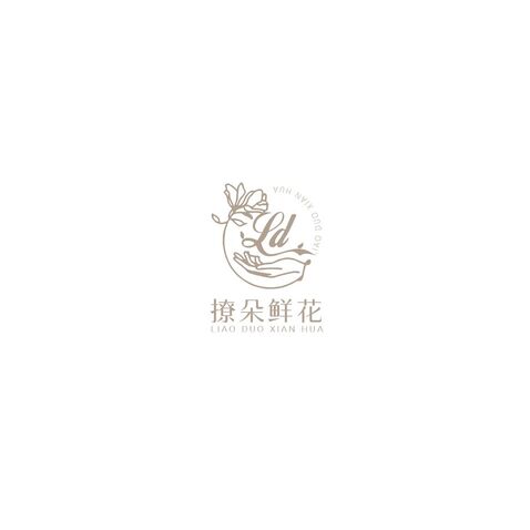 撩朵鲜花logo设计