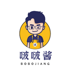 啵啵酱奶茶logo