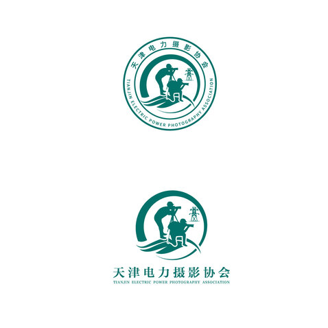 天津电力摄影协会logo设计