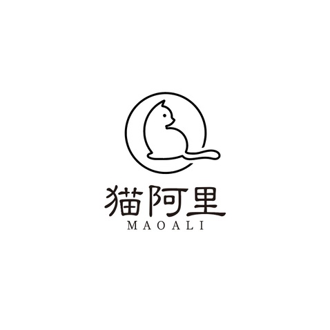 猫阿里logo设计