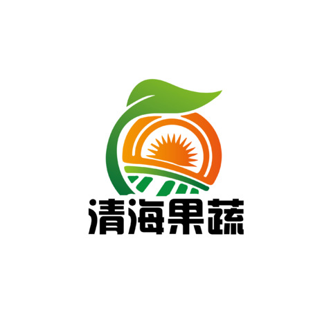 清海果蔬logo设计